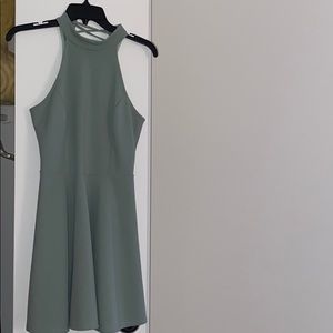 Dress - olive green